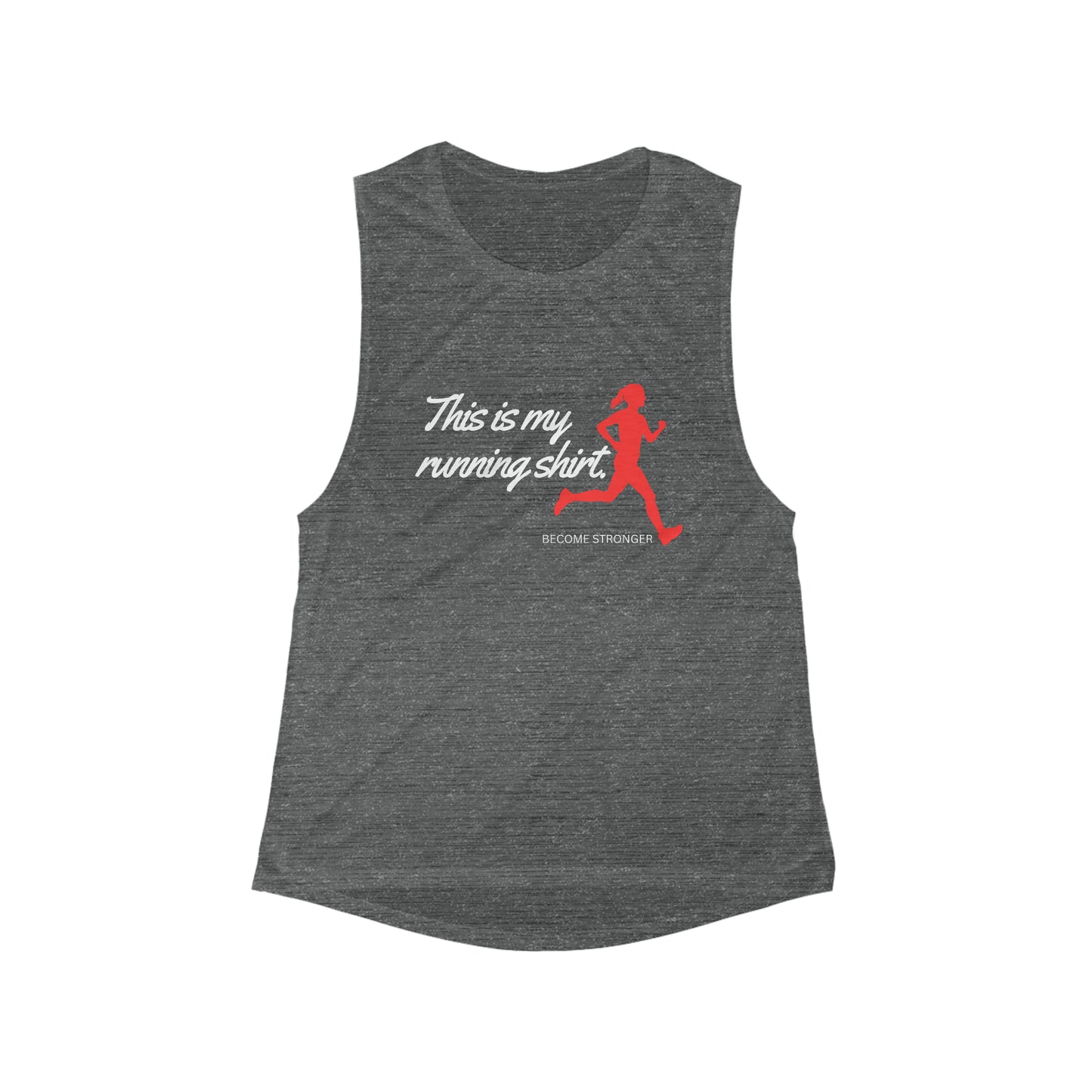 "This is my running shirt" Women's Muscle Tank