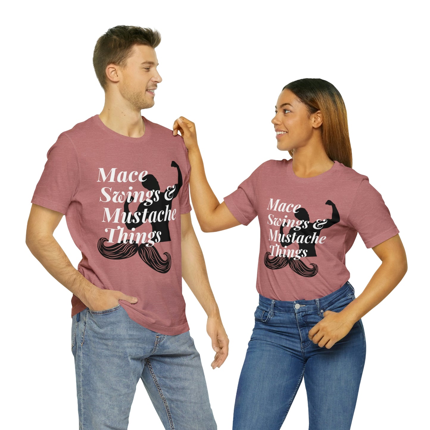 Unisex Maces & Mustaches Tee #1