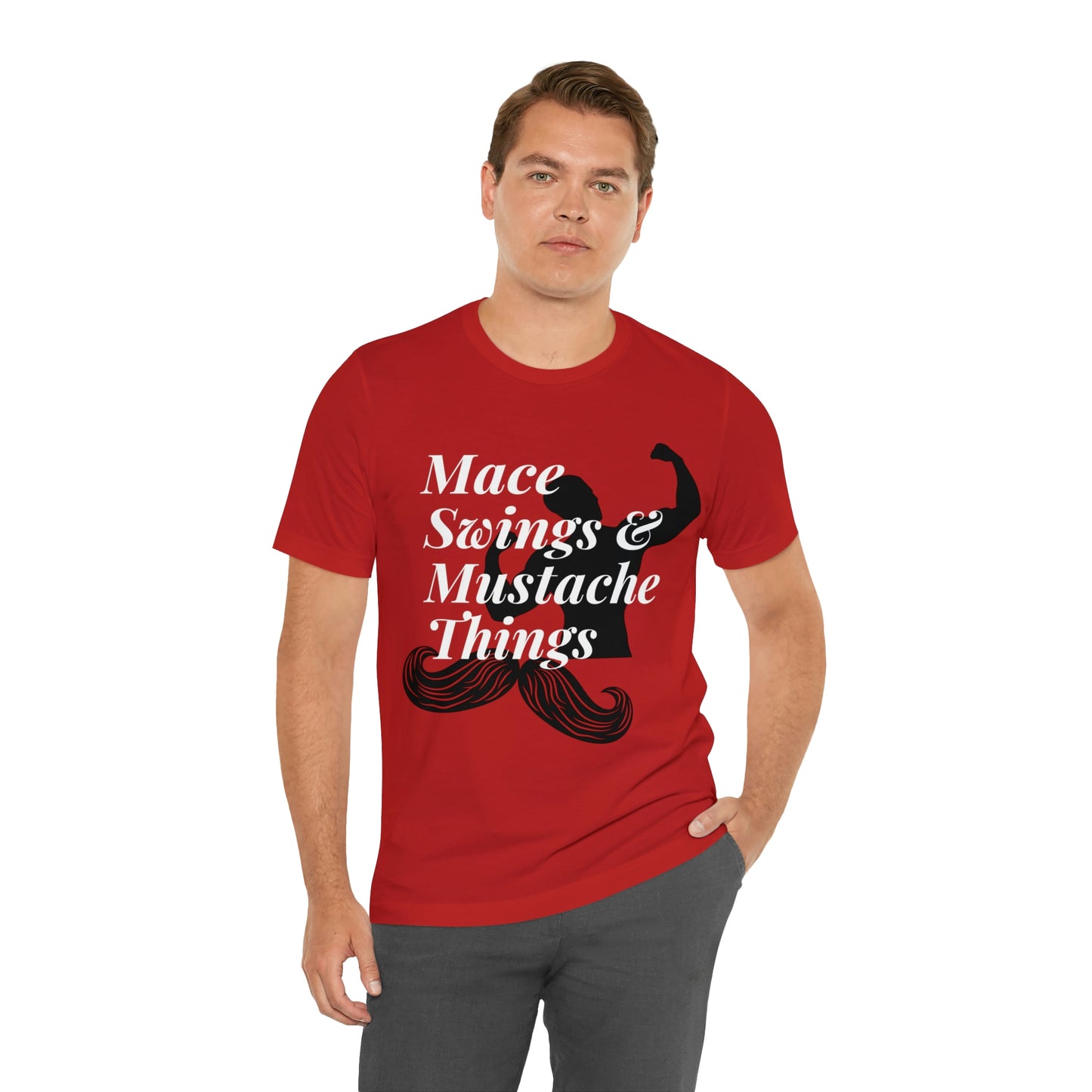 Unisex Maces & Mustaches Tee #1