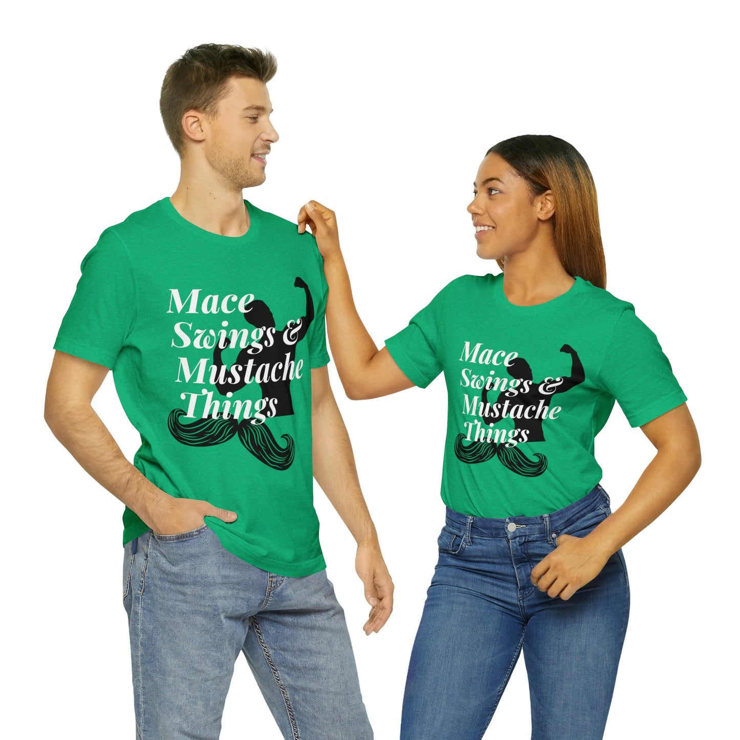 Unisex Maces & Mustaches Tee #1
