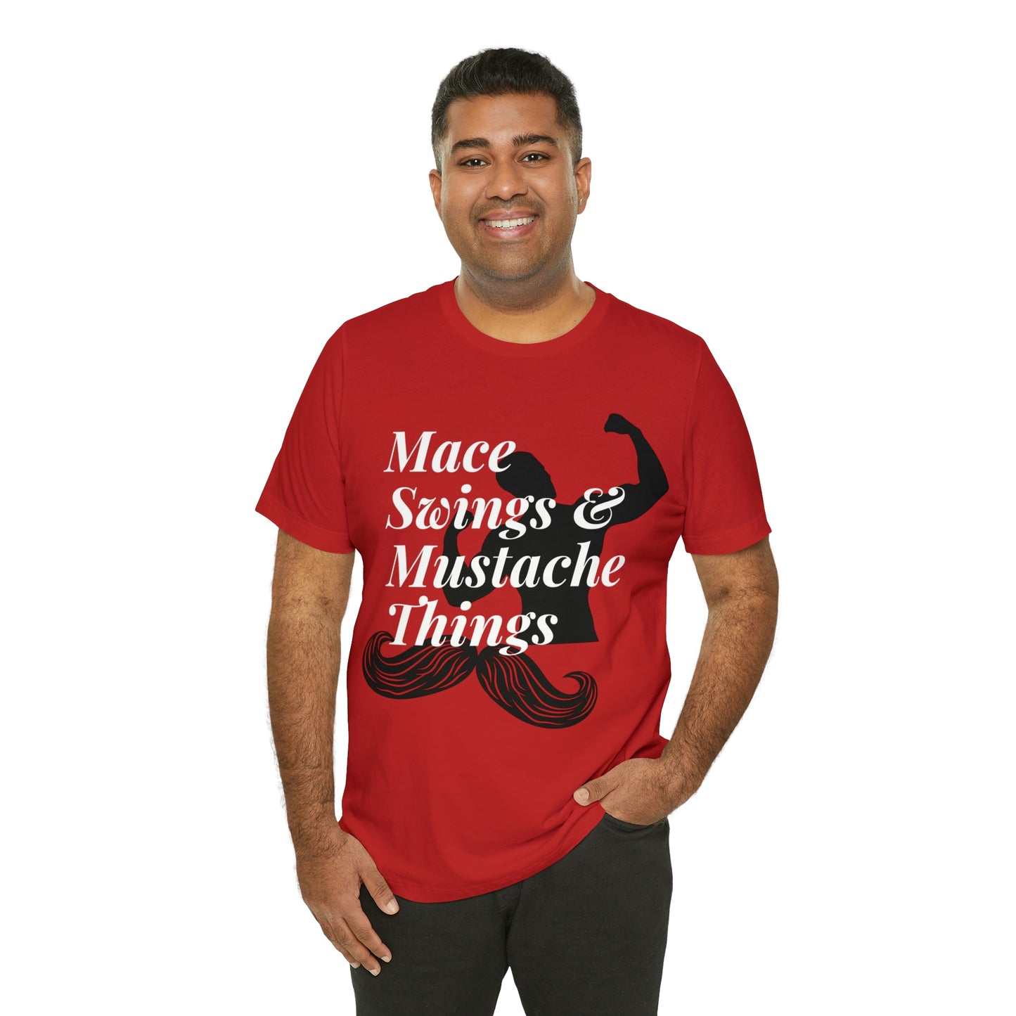Unisex Maces & Mustaches Tee #1