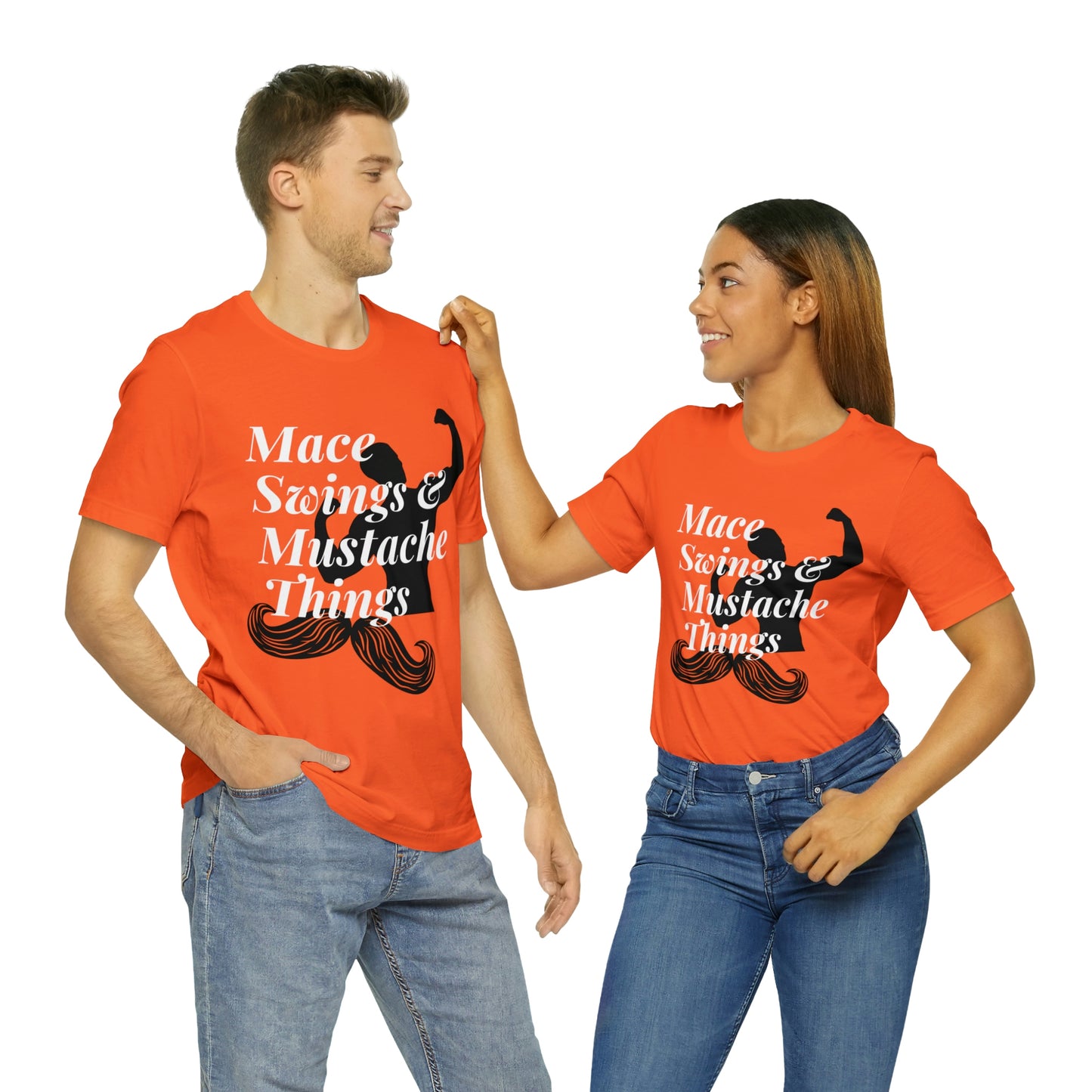 Unisex Maces & Mustaches Tee #1