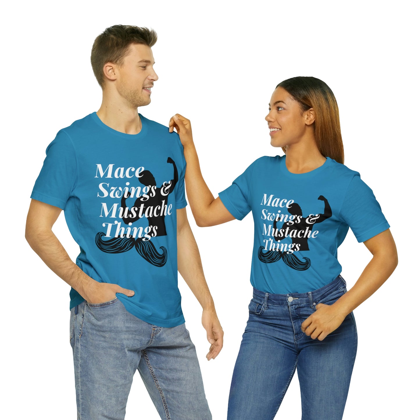 Unisex Maces & Mustaches Tee #1
