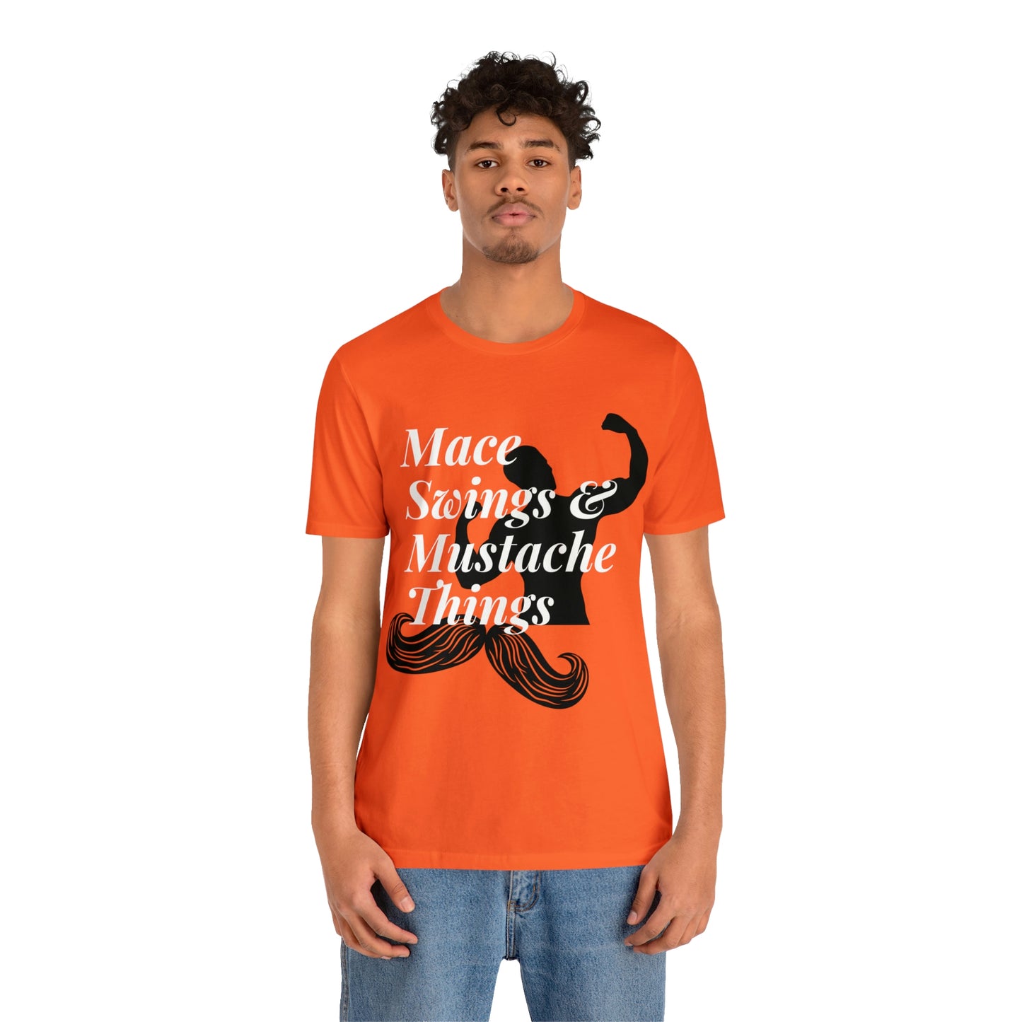 Unisex Maces & Mustaches Tee #1