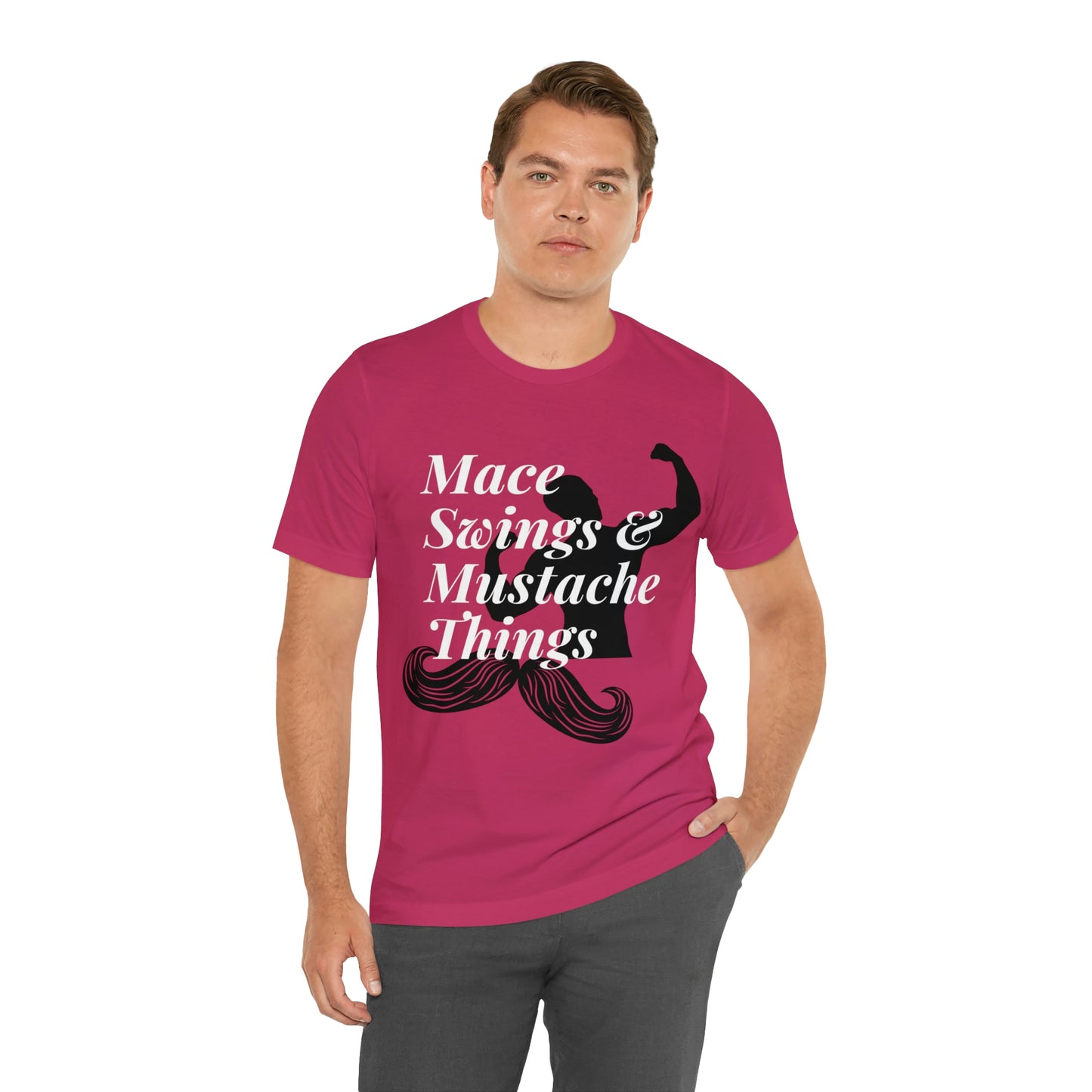 Unisex Maces & Mustaches Tee #1