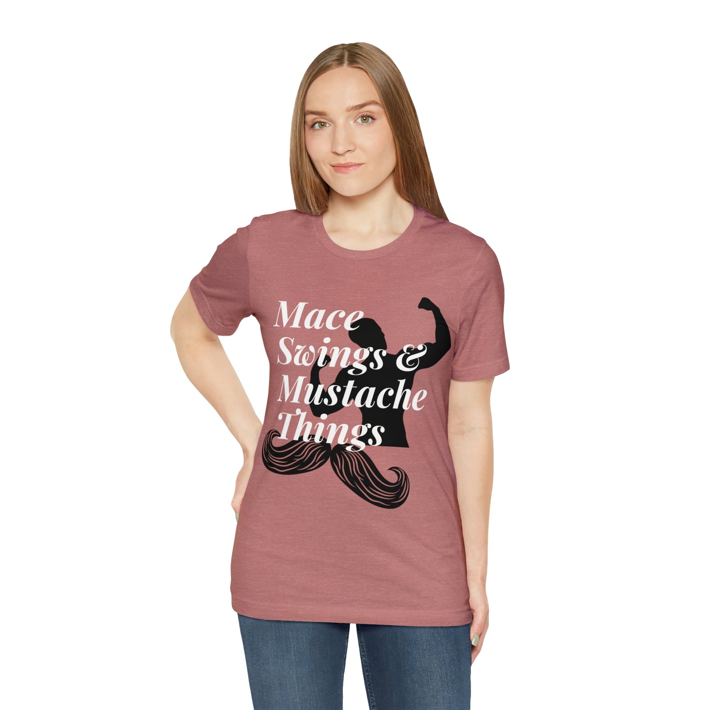 Unisex Maces & Mustaches Tee #1