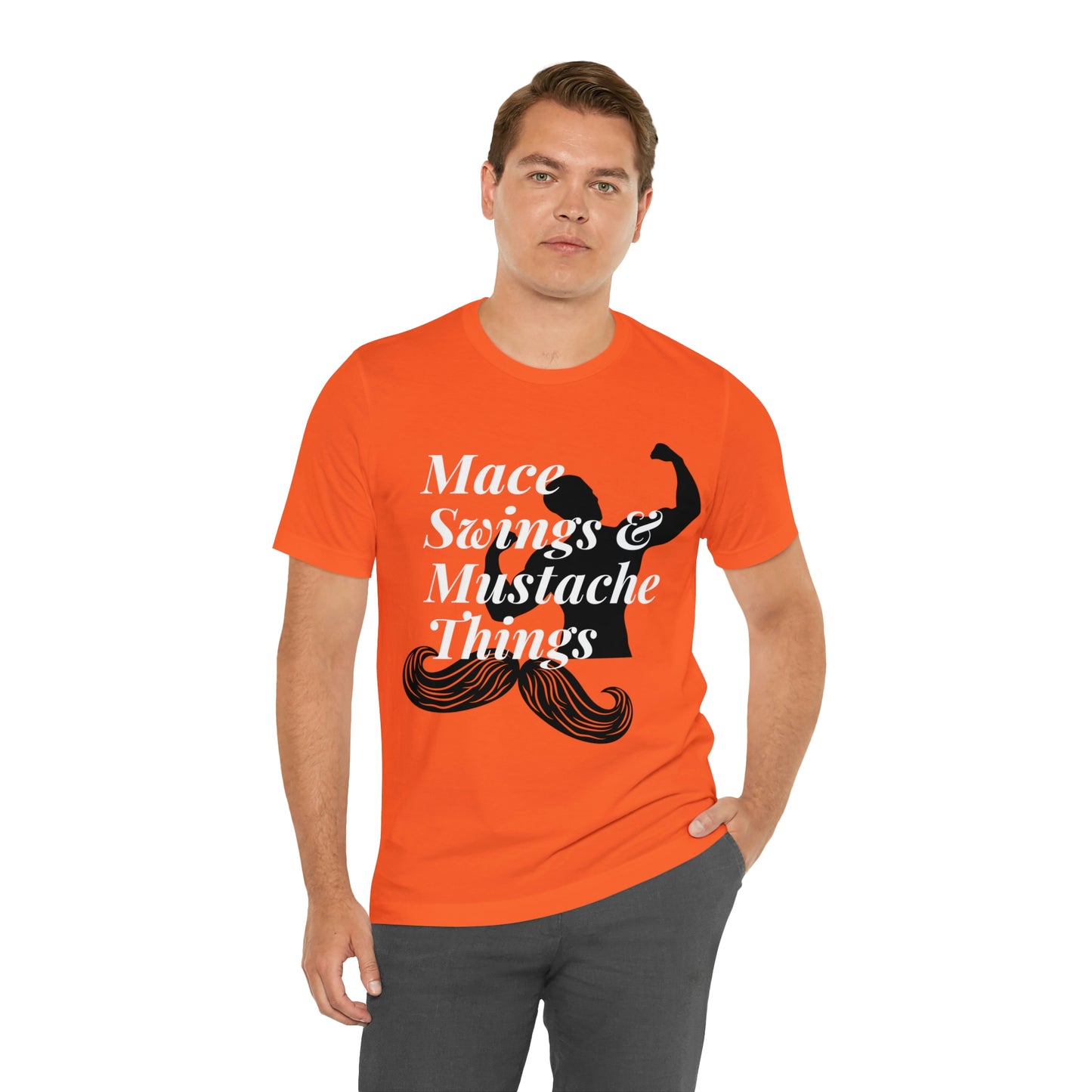 Unisex Maces & Mustaches Tee #1