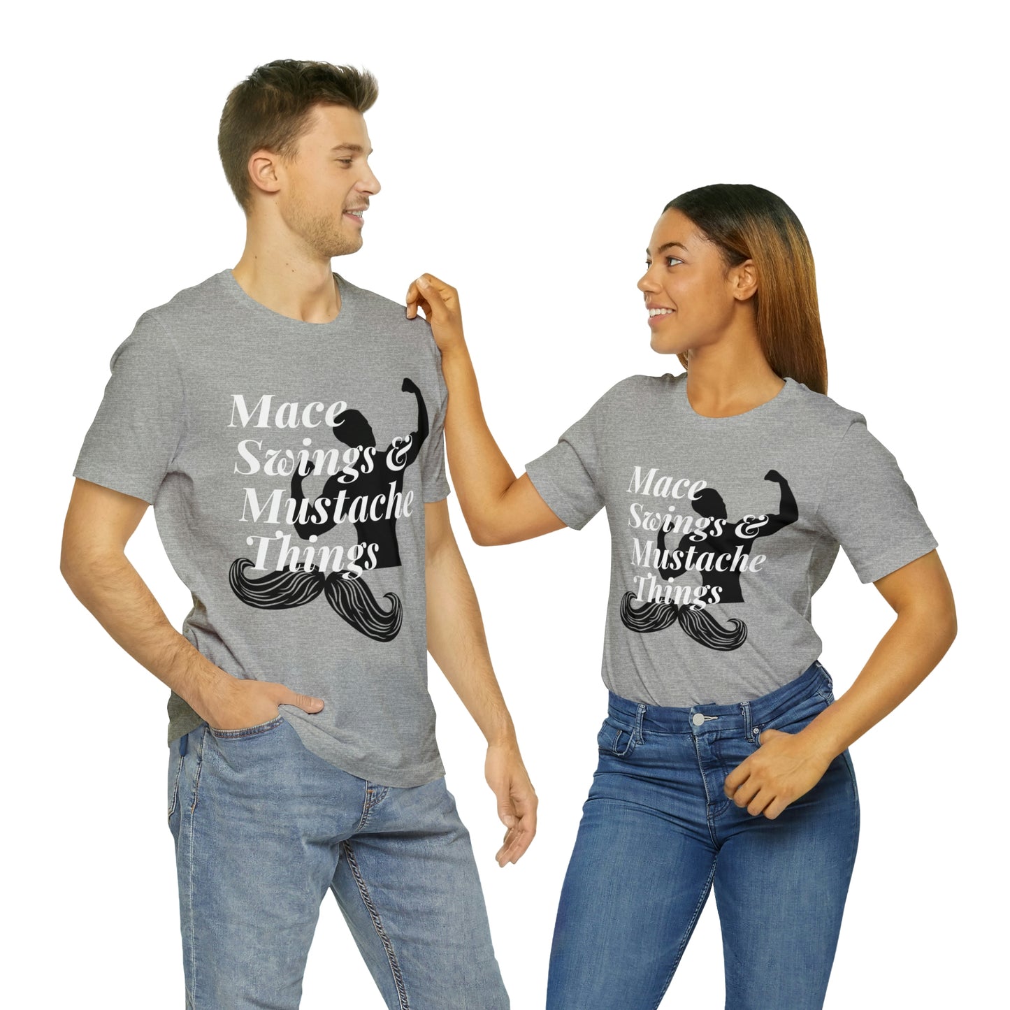 Unisex Maces & Mustaches Tee #1