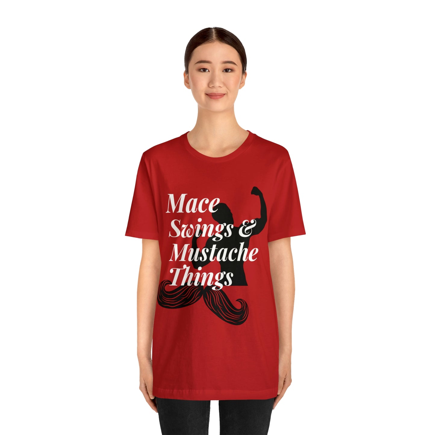 Unisex Maces & Mustaches Tee #1