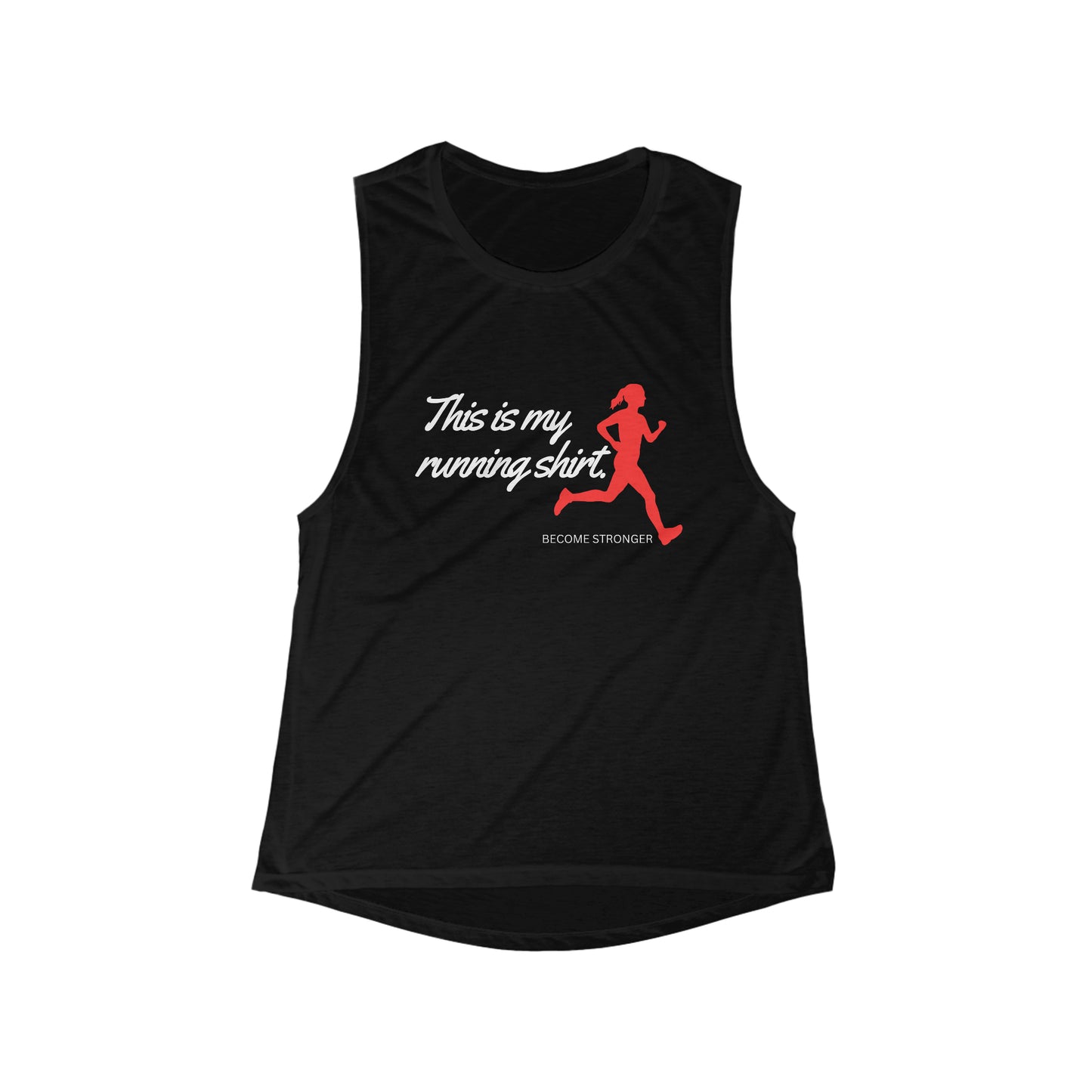 "This is my running shirt" Women's Muscle Tank