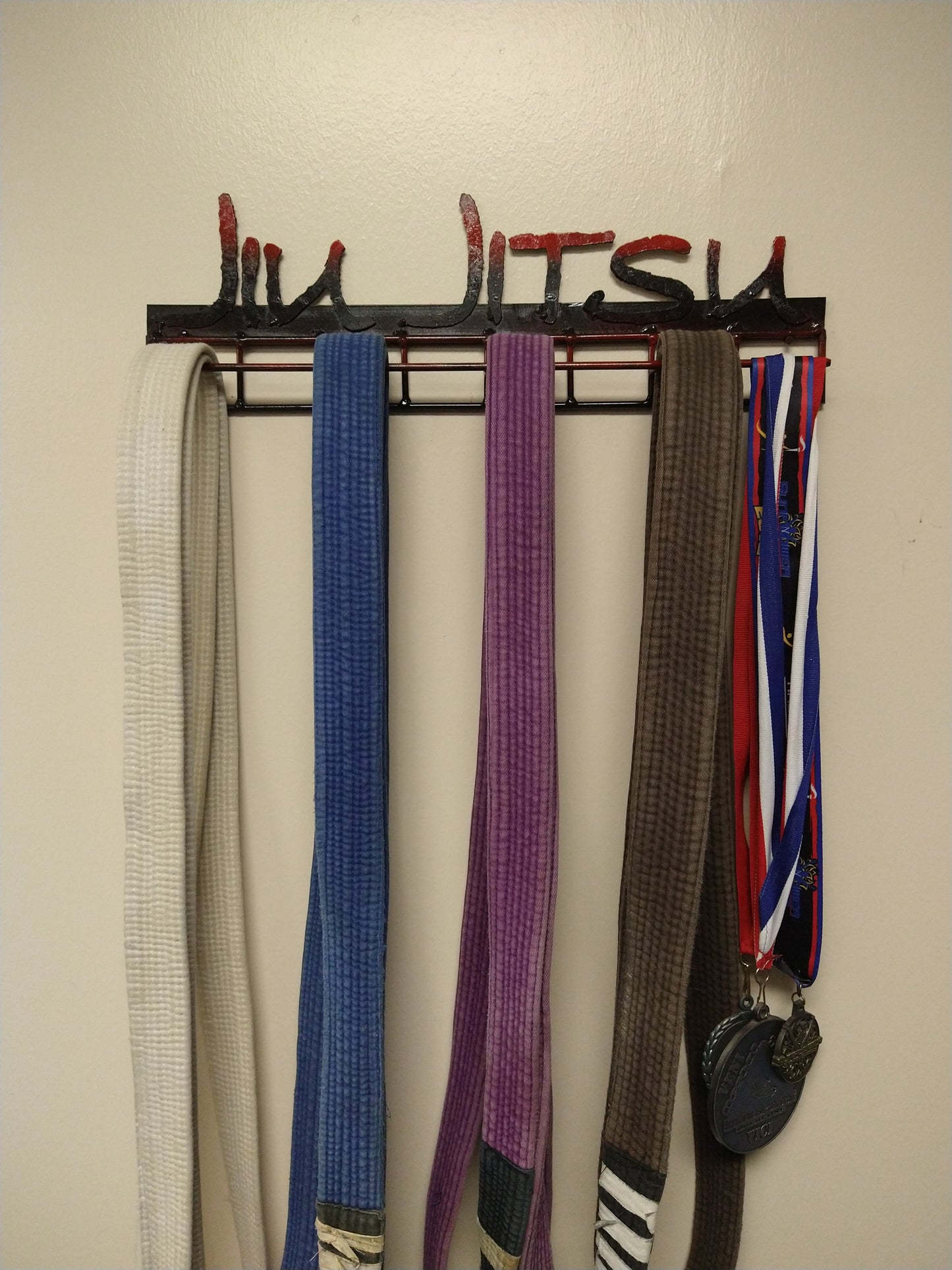 Jiu Jitsu Belt and Medal Holder